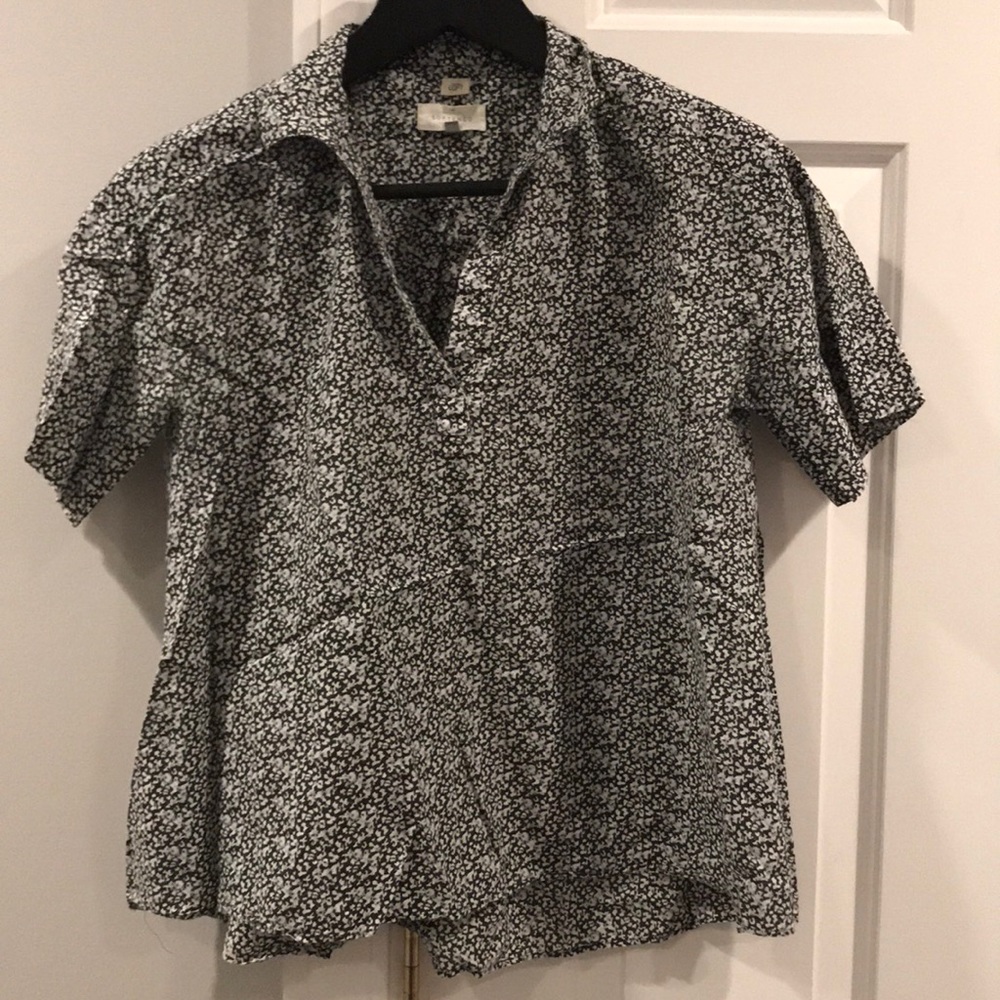 Loft collared blouse size small